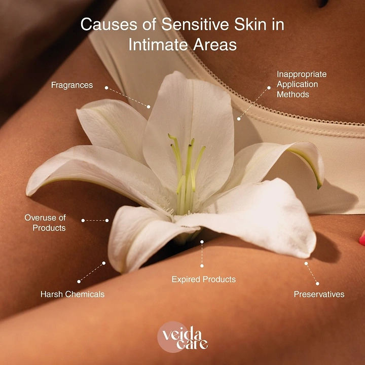 Period Care & Feminine Hygiene creative ad: Lily metaphor visualizes intimate-area irritation