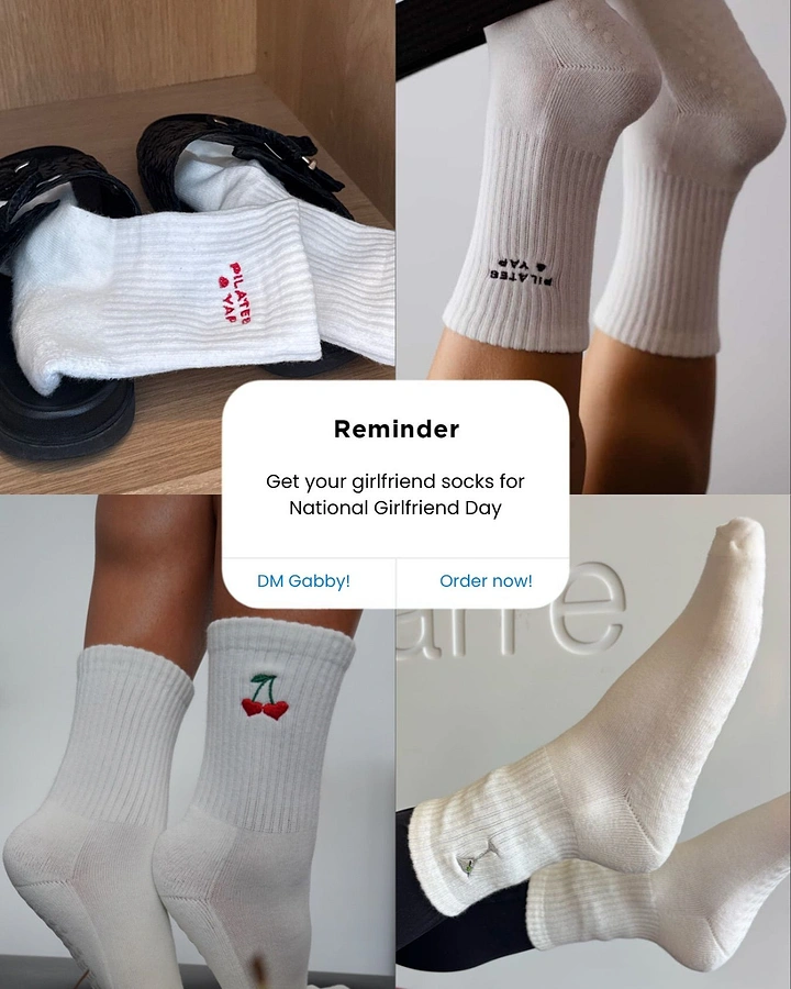 Socks Brands creative ad: Reminder notification turns gifting into offer