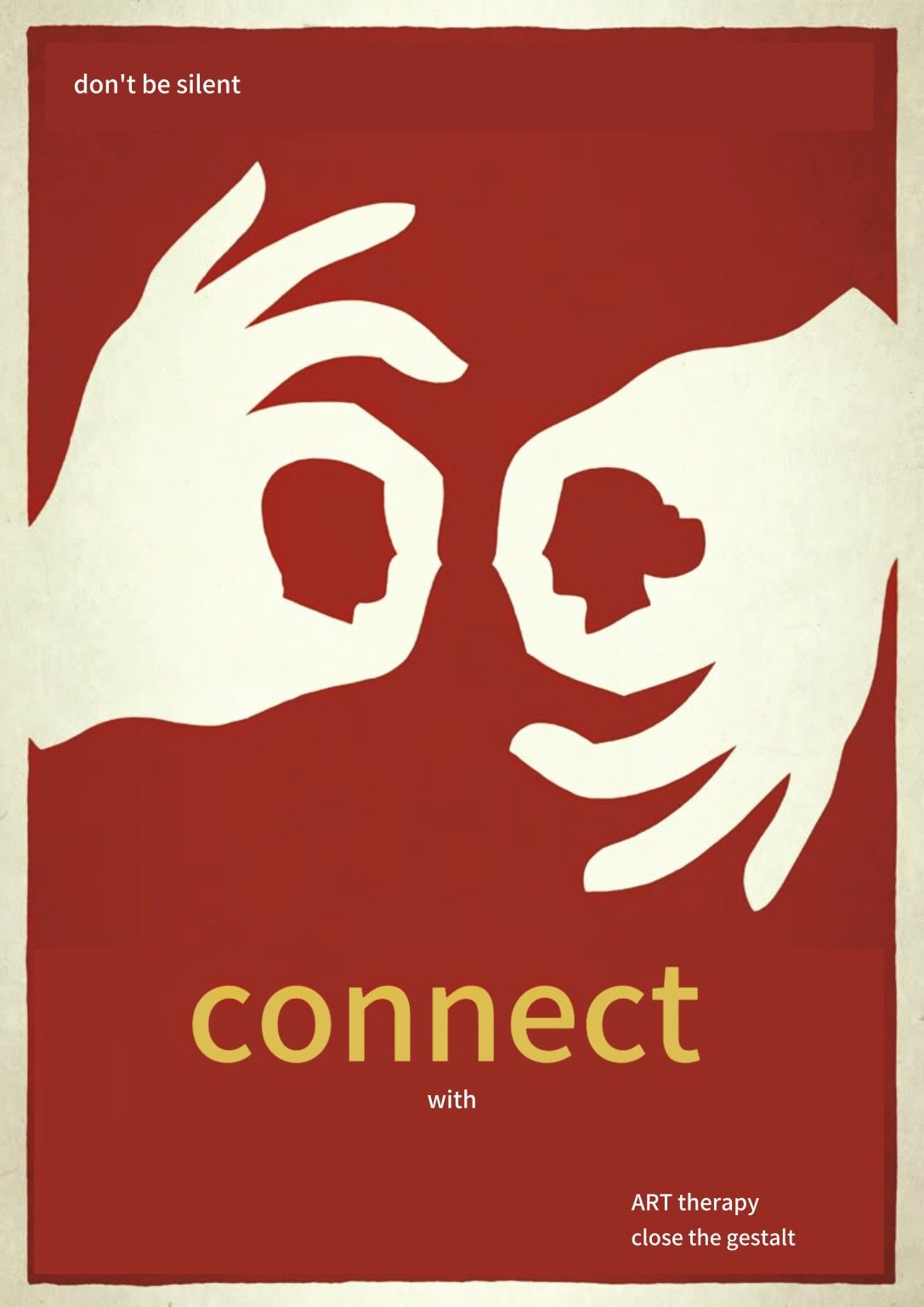 Story: Hands and faces create connection metaphor