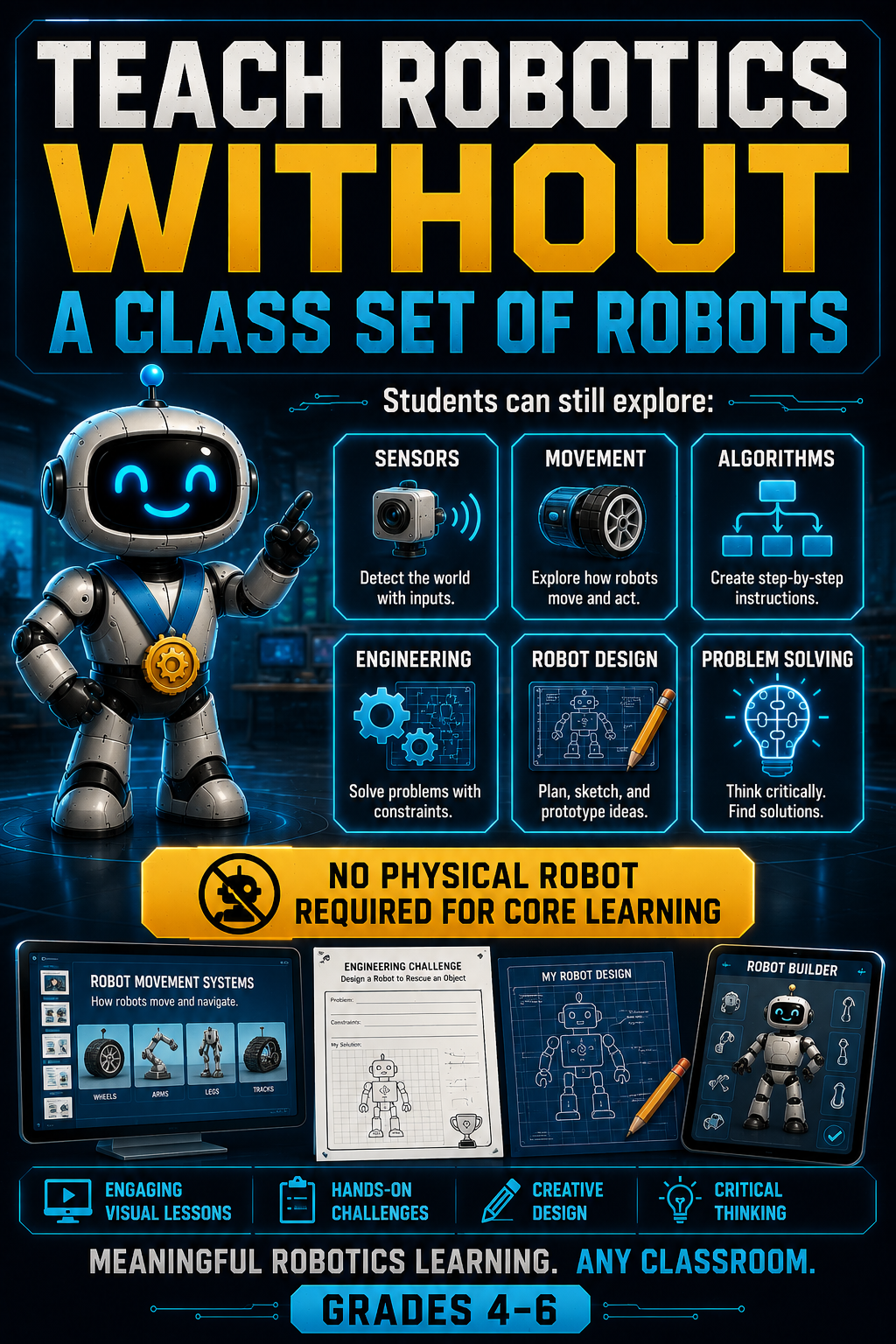 Story: Clever robot-free class proposition