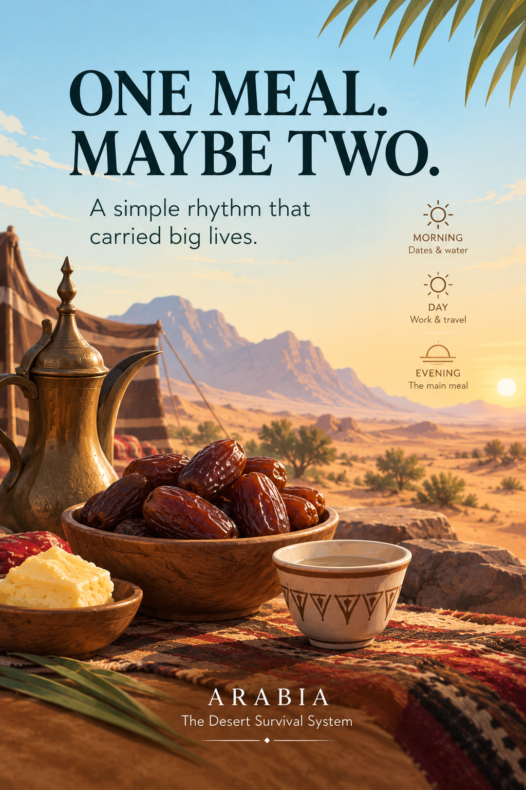 Story: Desert survival system frames mealtime