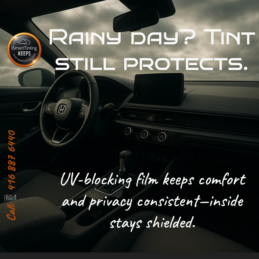 Instagram post: Rainy-day protection message fits interior scene