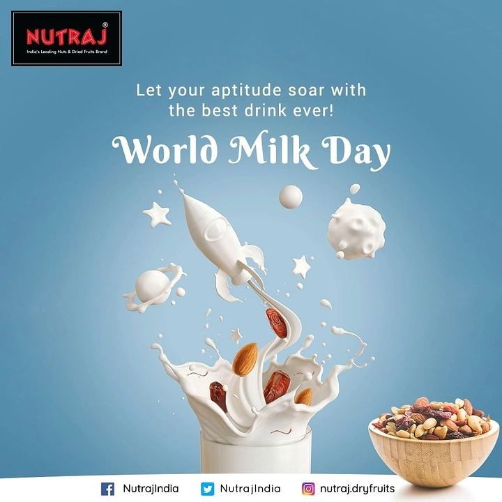 Dairy Brands creative ad: Milk splash rocket for aptitude soaring