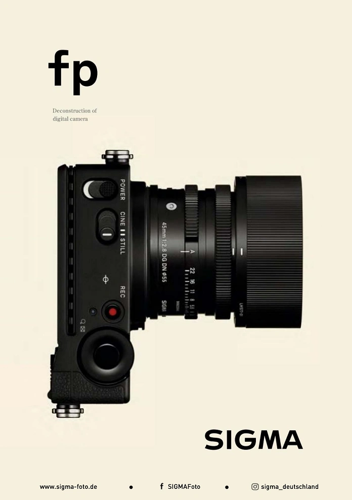 Cameras & Camera Stores creative ad: Exceptional, premium minimalist product presentation.