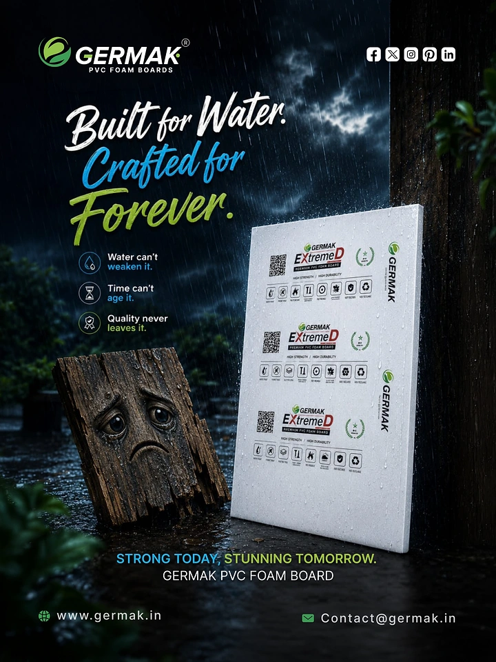 Waterproofing creative ad: Tree metaphor conveys lasting material strength