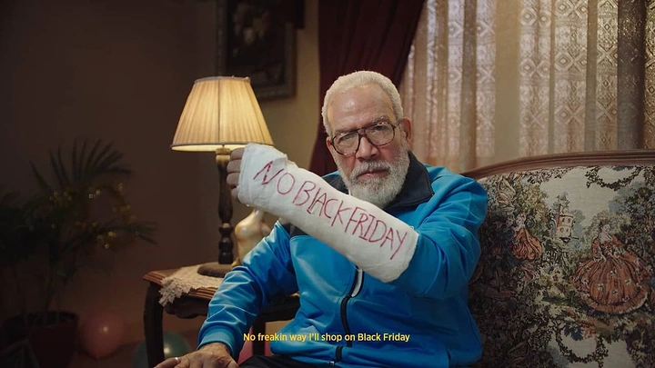 Streaming, OTT & TV Channels creative ad: Streaming disruption turned into visual gag