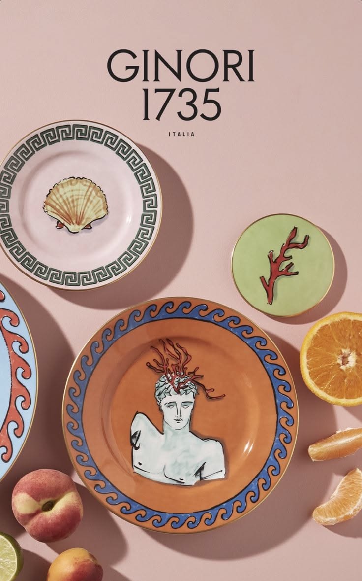 Story: Premium artistic crockery brand presentation