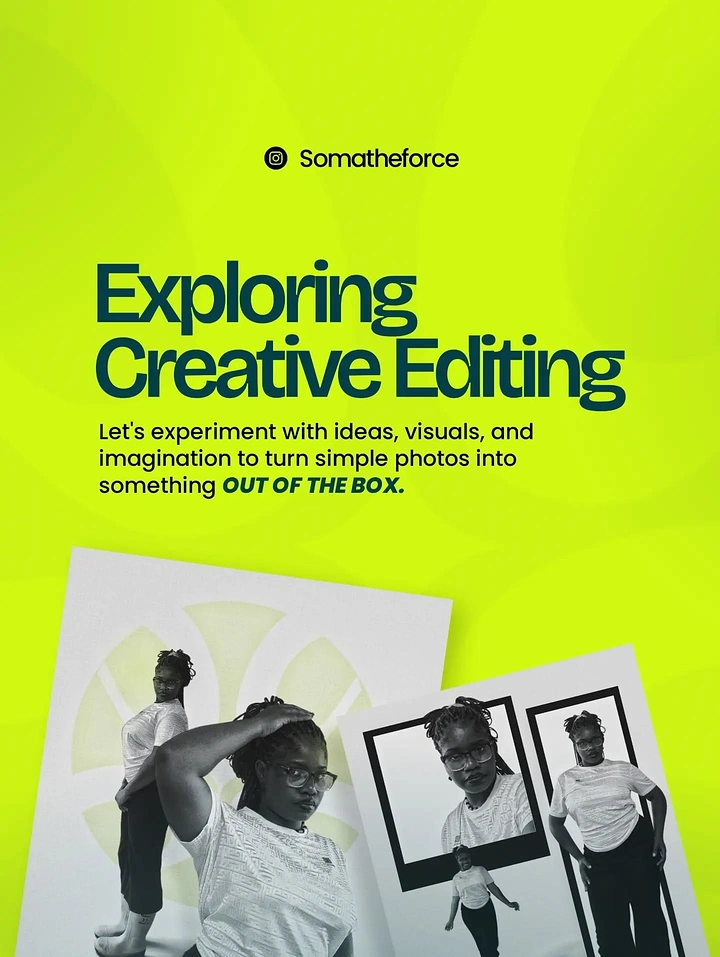 Online Courses & E-learning creative ad: Framed-photo metaphor supports creative editing theme