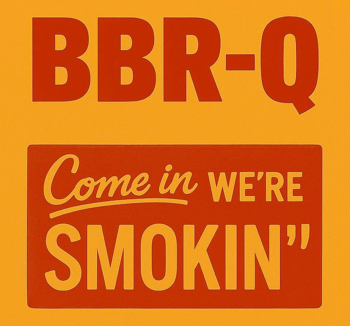 BBQ & Grill Restaurants creative ad: Smoky copy pun drives the poster concept