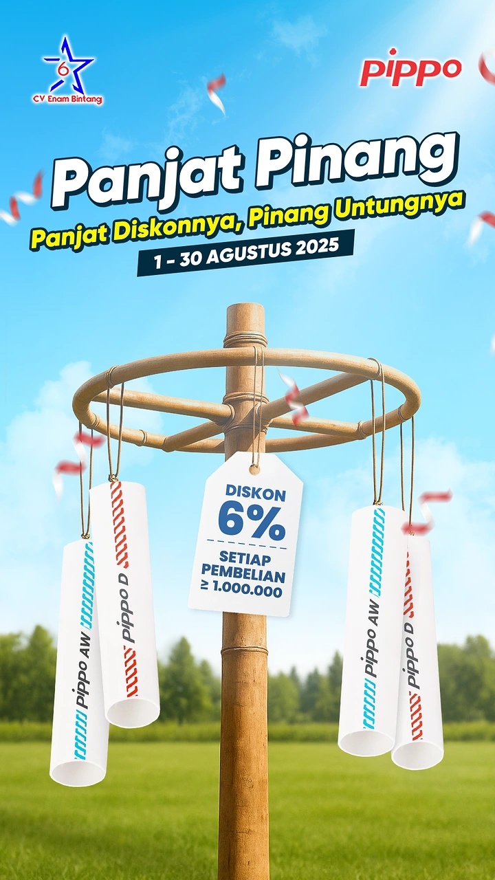 Independence Day creative ad: Products hung as Panjat Pinang prizes