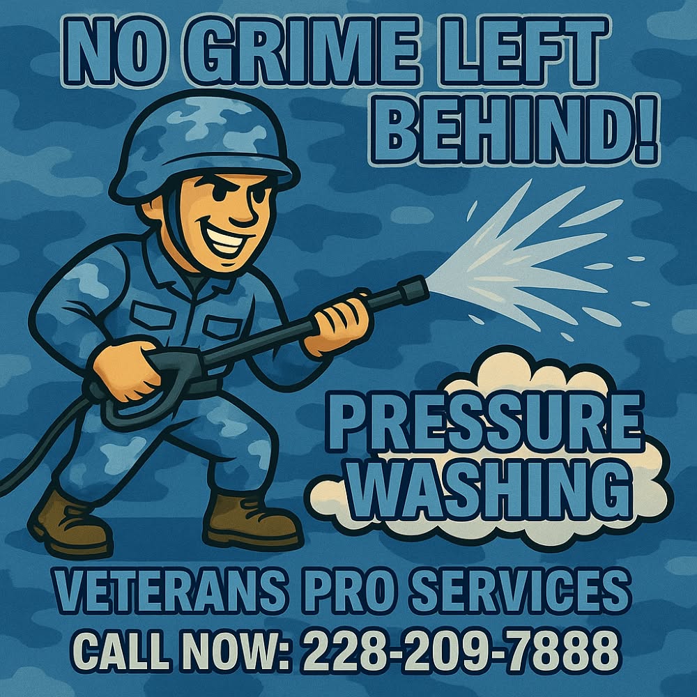 Instagram post: Veteran-service illustration supports grime pun