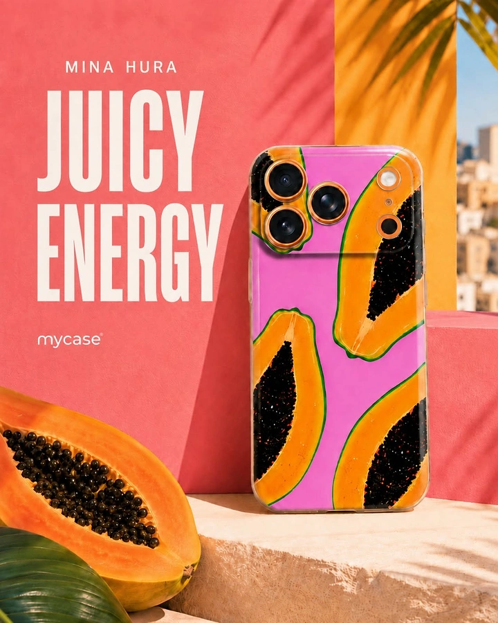 Phone Cases & Mobile Accessories creative ad: Juicy fruit energy matches case design