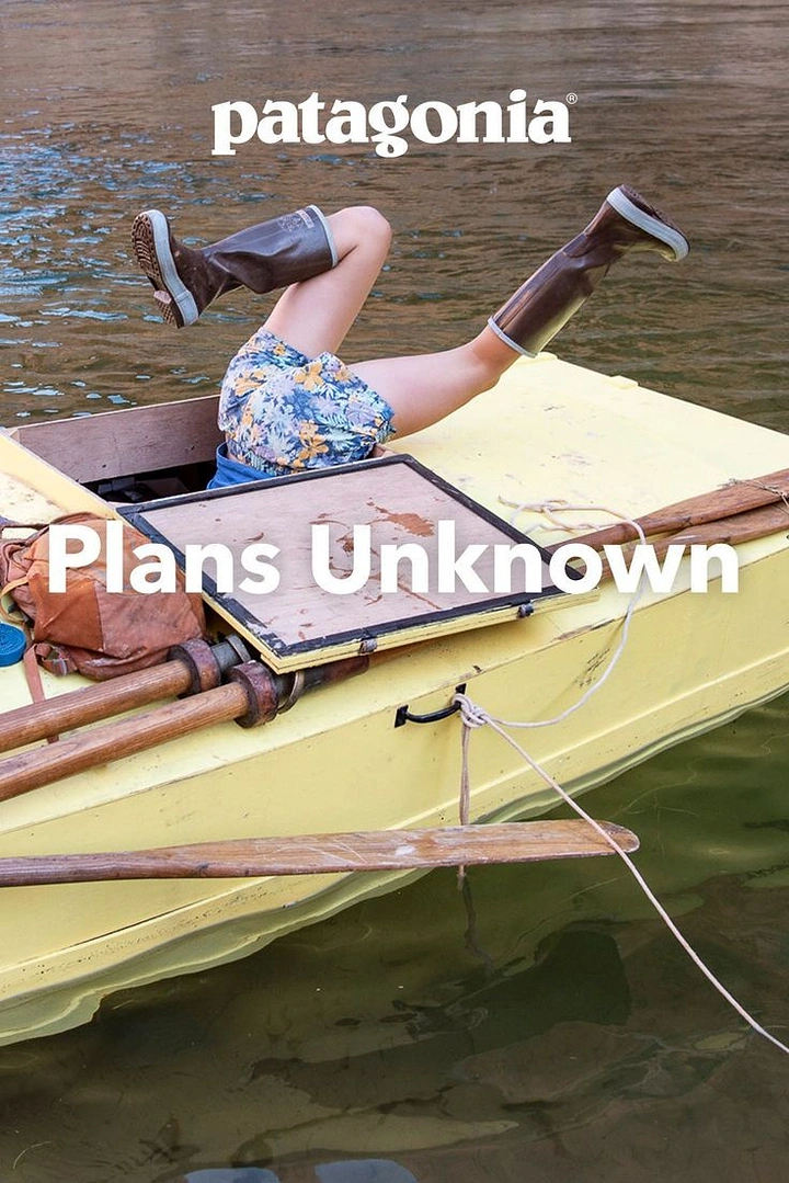 Adventure Sports & Trekking creative ad: Kayaking image supports playful plans-unknown copy