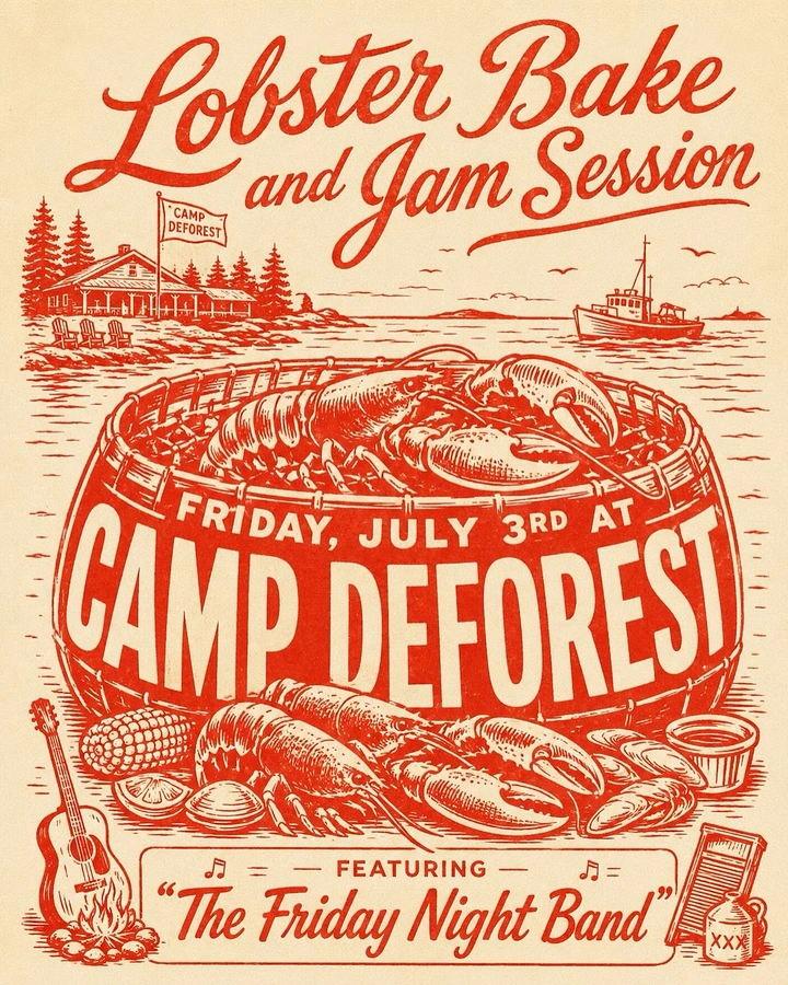 Seafood Restaurants creative ad: Lobster bake meets jam-session pun