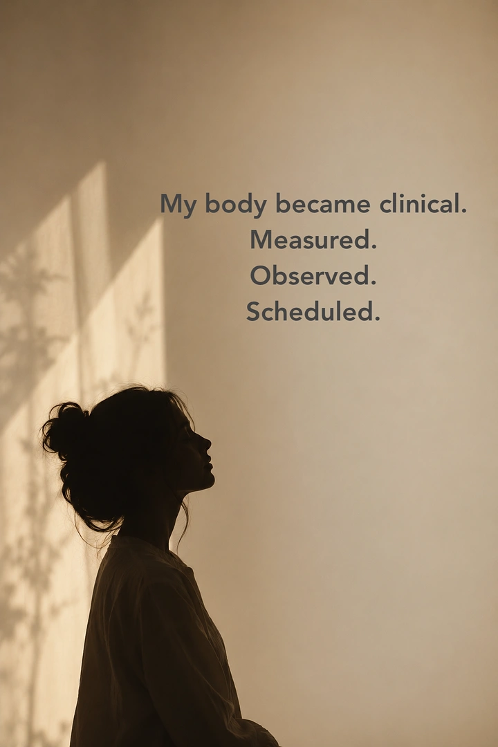 IVF & Fertility Clinics creative ad: Moody silhouette, emotive clinical copy