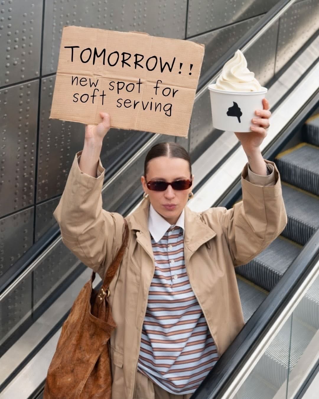 Instagram post: Protest sign teaser for new spot