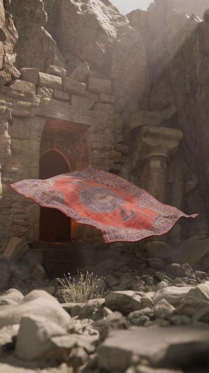 Story: Rug dramatically staged inside cave