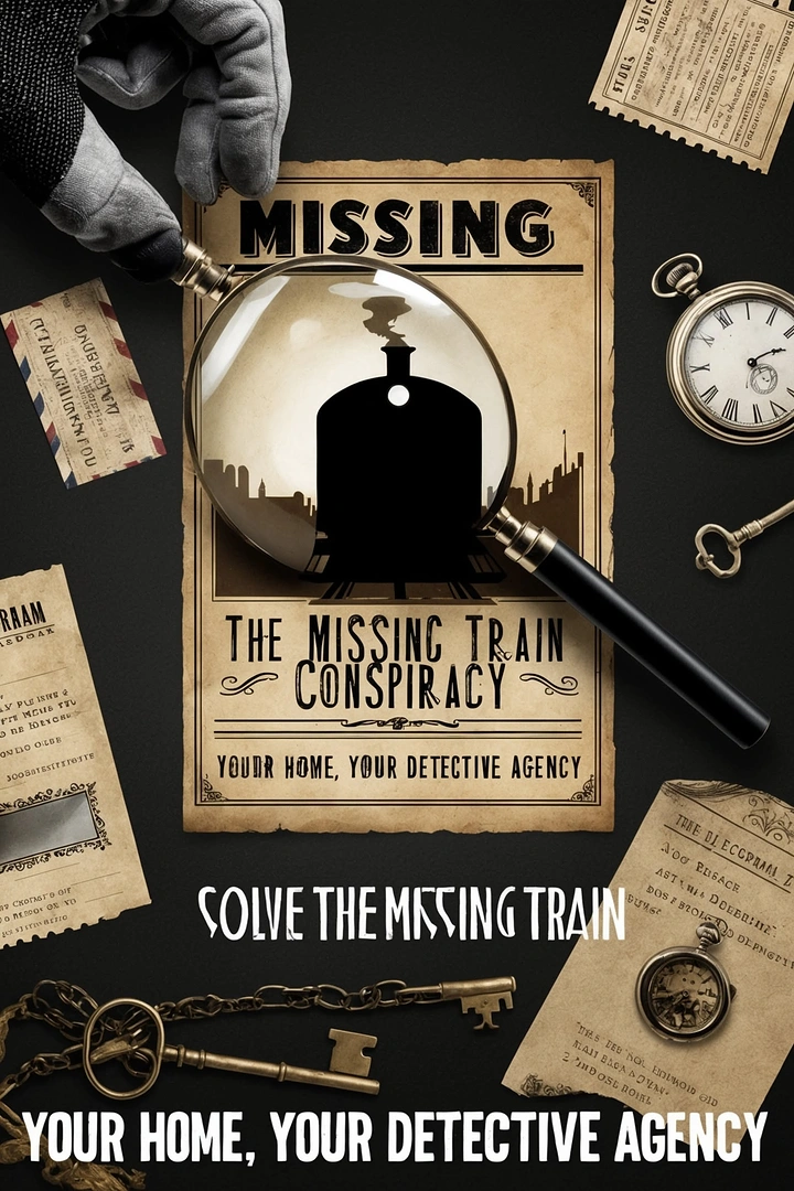 Escape Rooms creative ad: Missing-train conspiracy becomes game premise