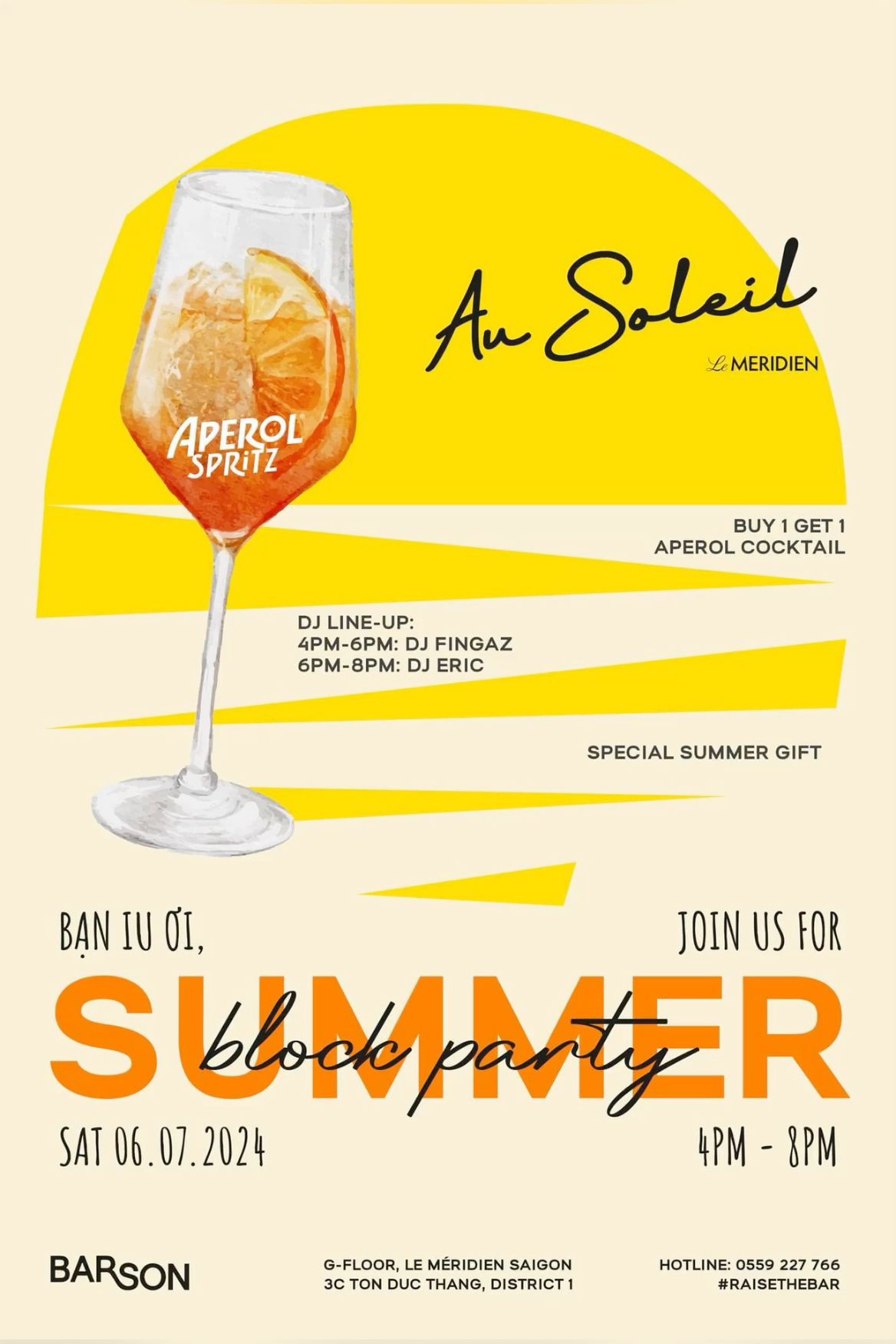 Story: Aperol spritz becomes a stylized sun