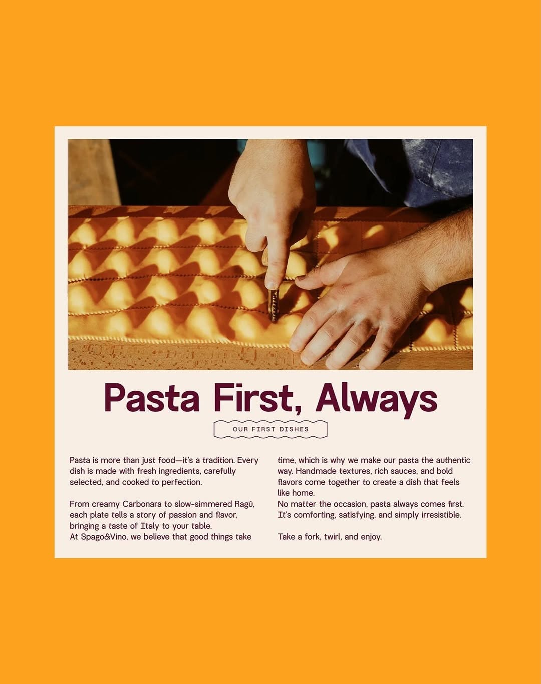 Instagram post: Witty pasta pun drives illustrated concept, slide 6