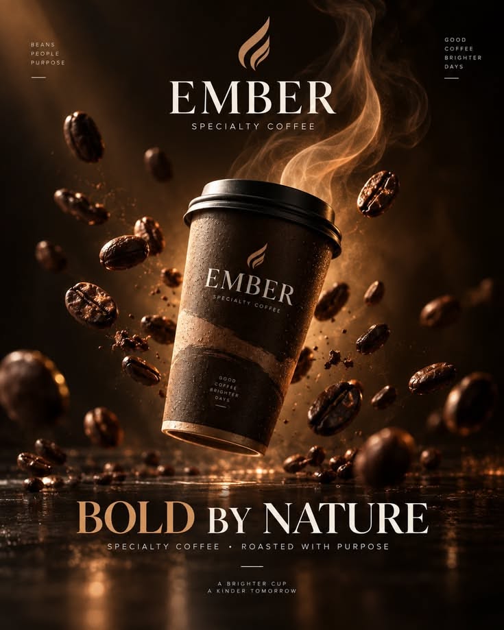 Instagram post: Premium coffee-cup product photography