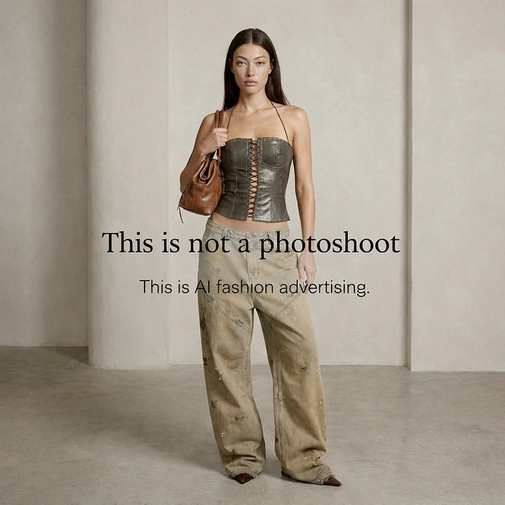 Design & Animation Schools creative ad: AI-fashion message drives unusual campaign idea