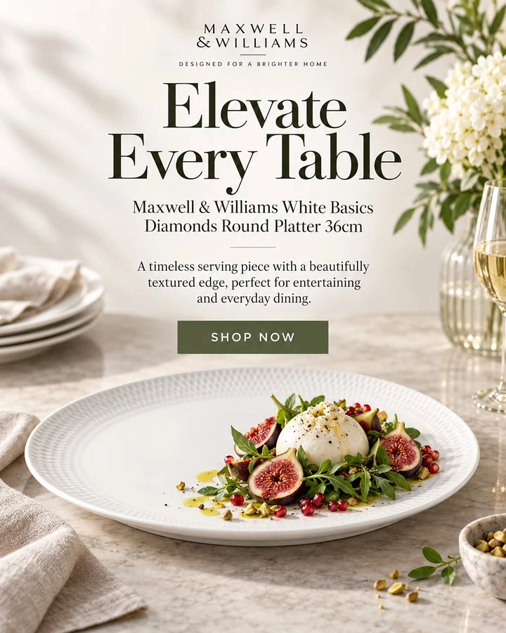 Tableware & Crockery creative ad: Exceptional editorial tableware campaign craft