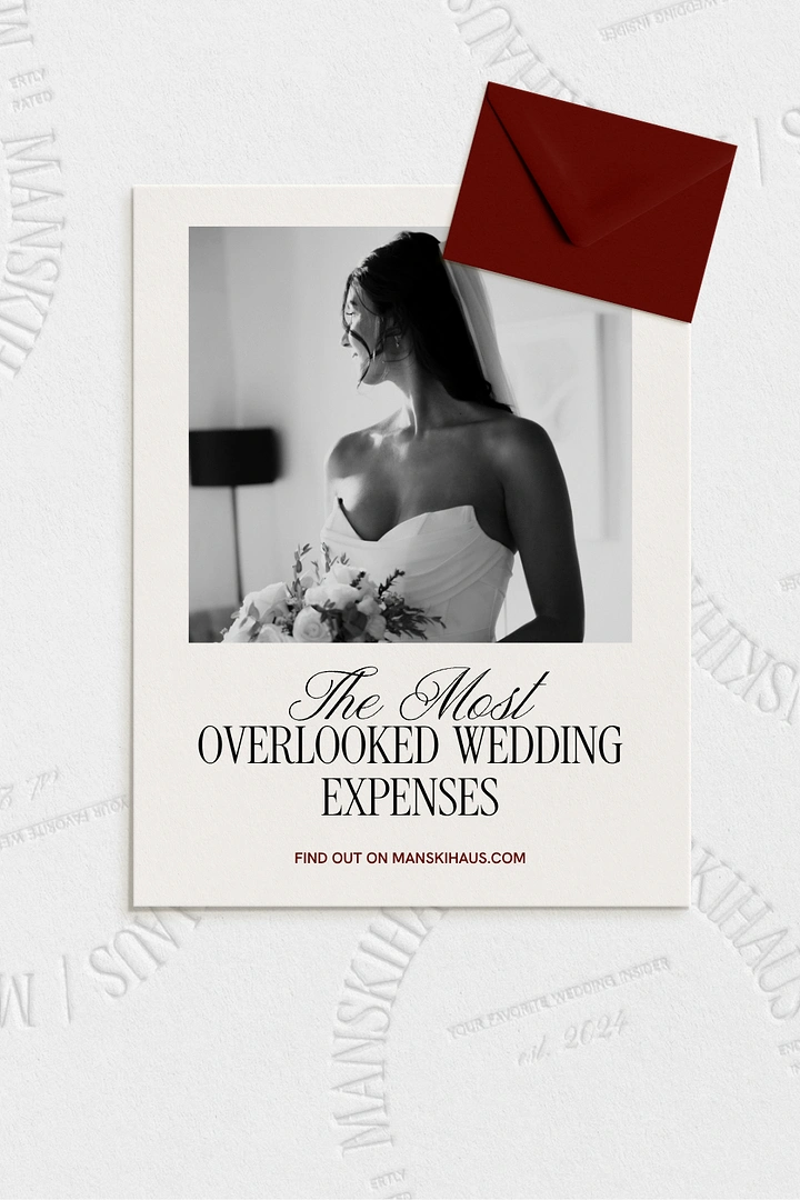 Wedding Planners creative ad: Letterpress card and envelope as editorial post