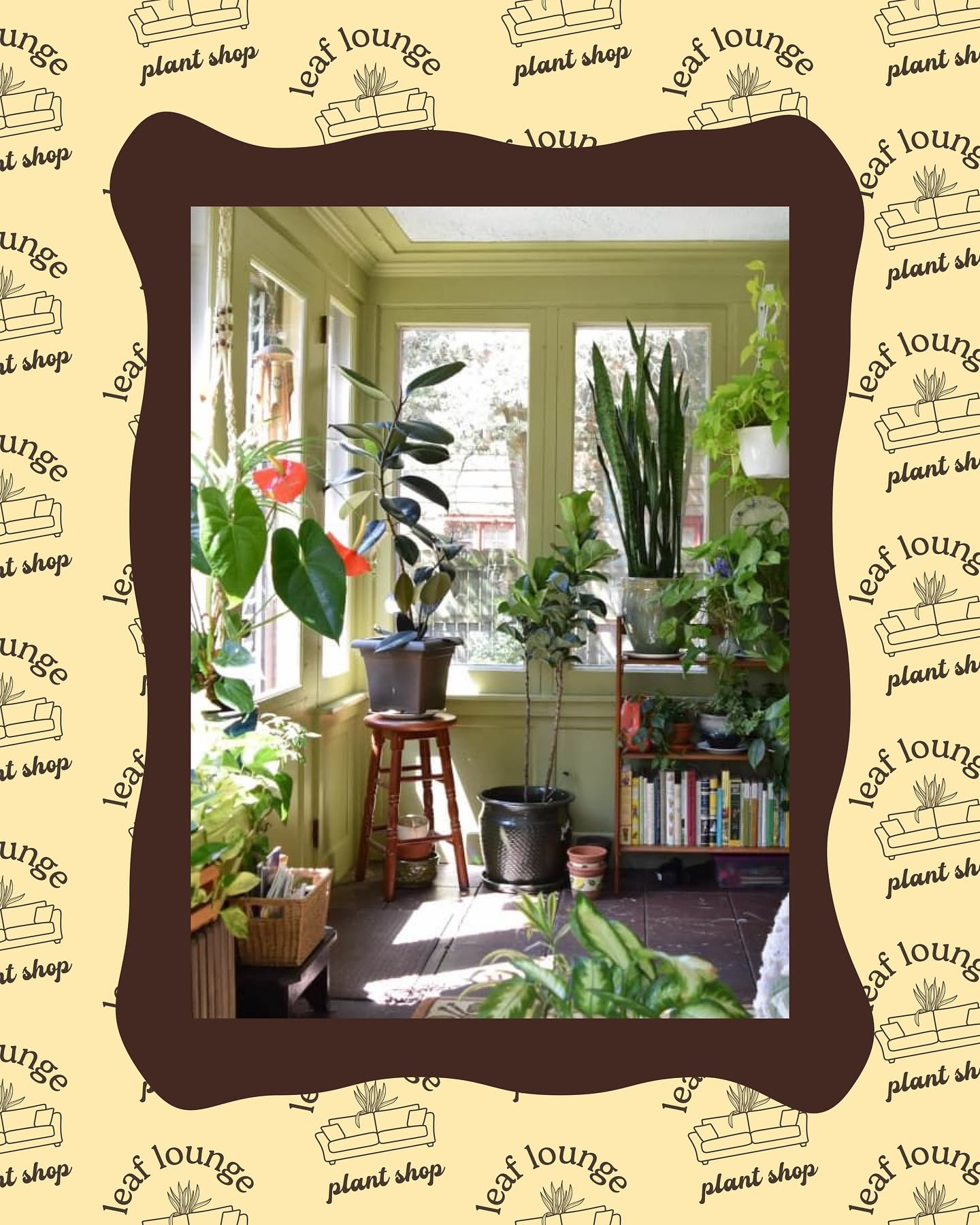 Carousel: Woman napping on green sofa in flowering garden, slide 8