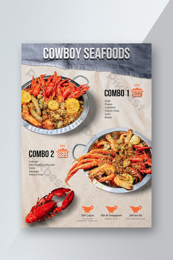 Story: Cowboy newspaper theme reframes seafood