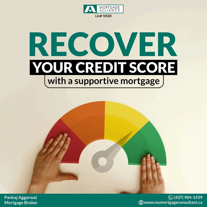 Credit Repair & Credit Score Services creative ad: Credit score shown as gauge