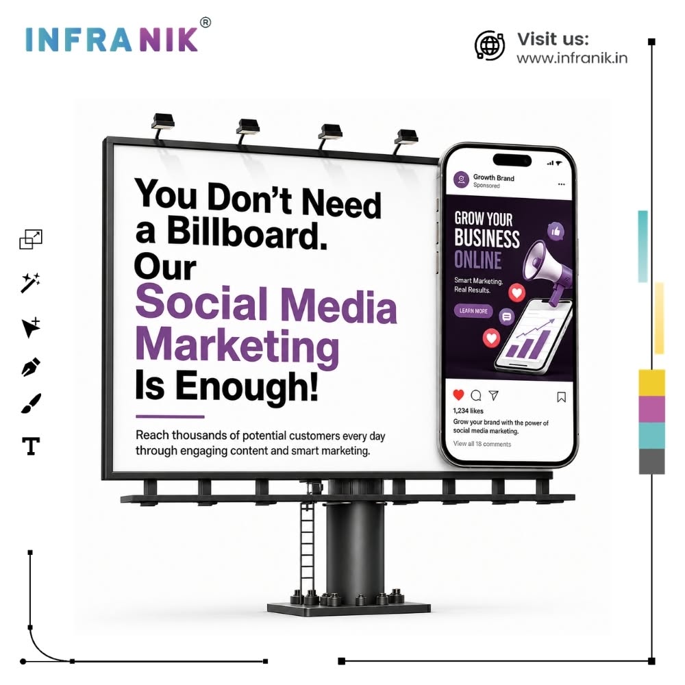 Instagram post: Billboard saying you don't need billboards
