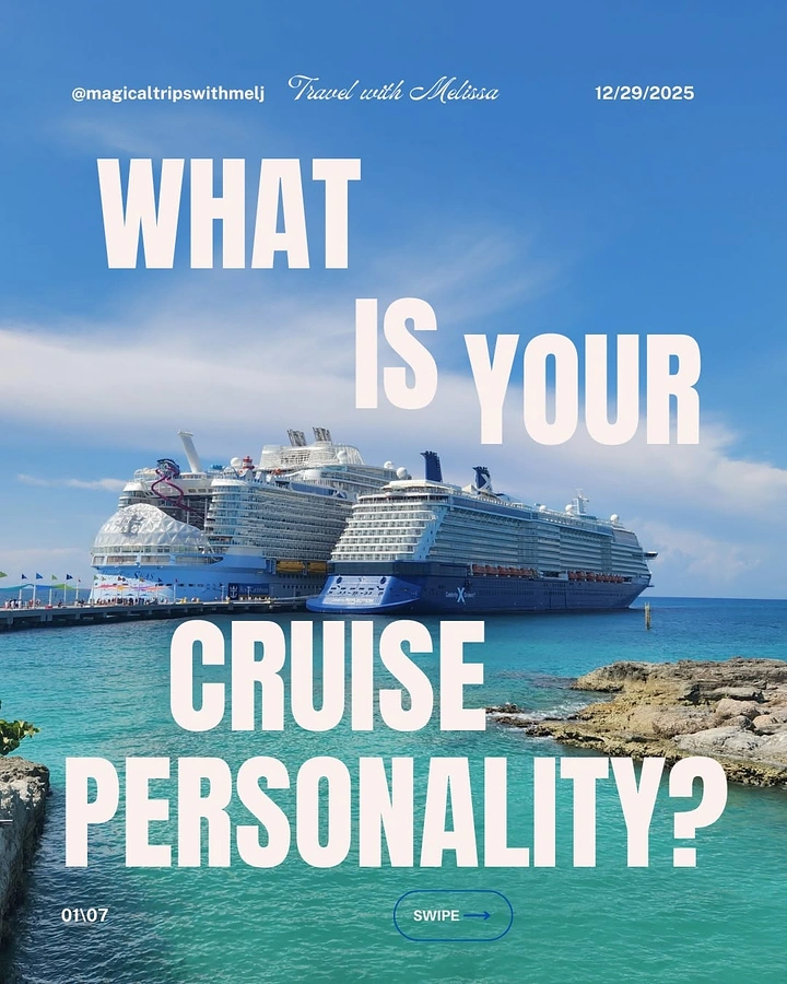 Cruises & Cruise Lines creative ad: Bold personality quiz tied to cruising
