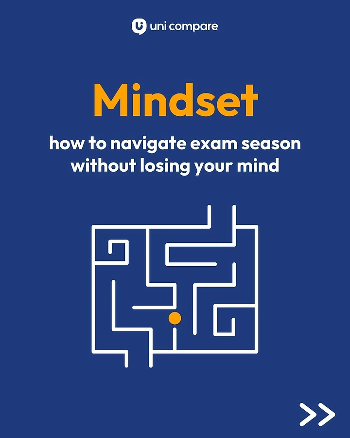 Test Prep & Exam Coaching creative ad: Exam season framed through maze metaphor