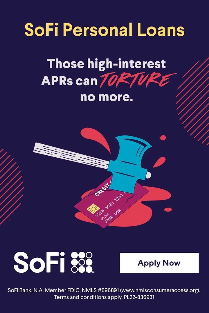Personal & Business Loans creative ad: Torture metaphor dramatizes high APRs
