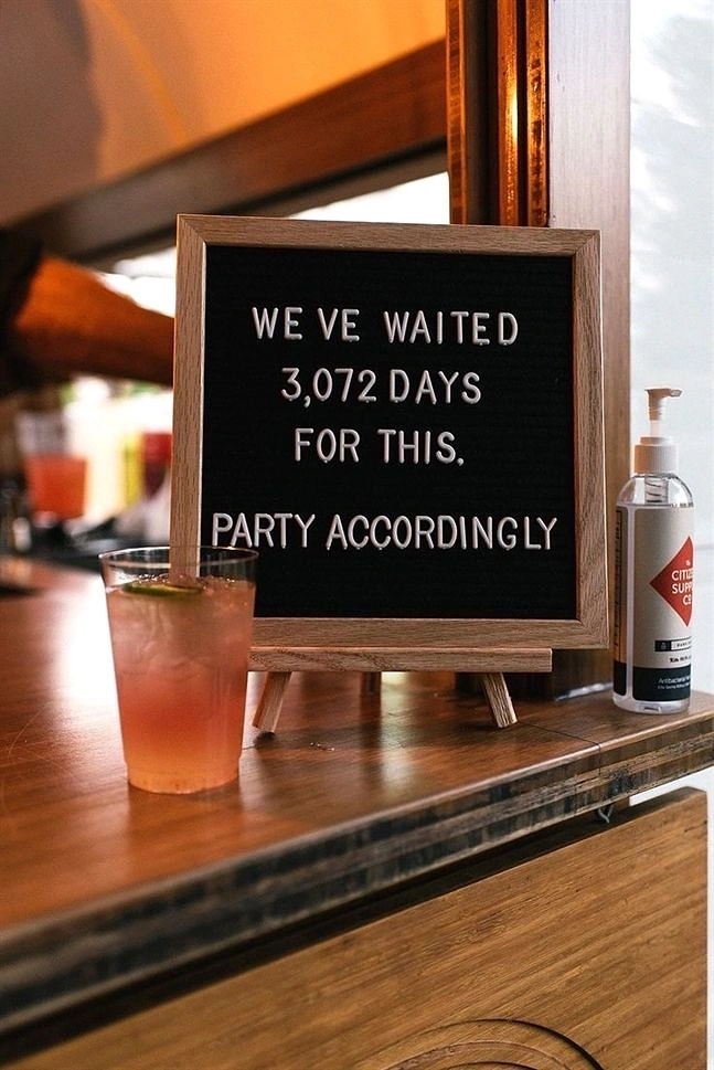 Signage & Sign Makers creative ad: Witty sign product photo with occasion copy