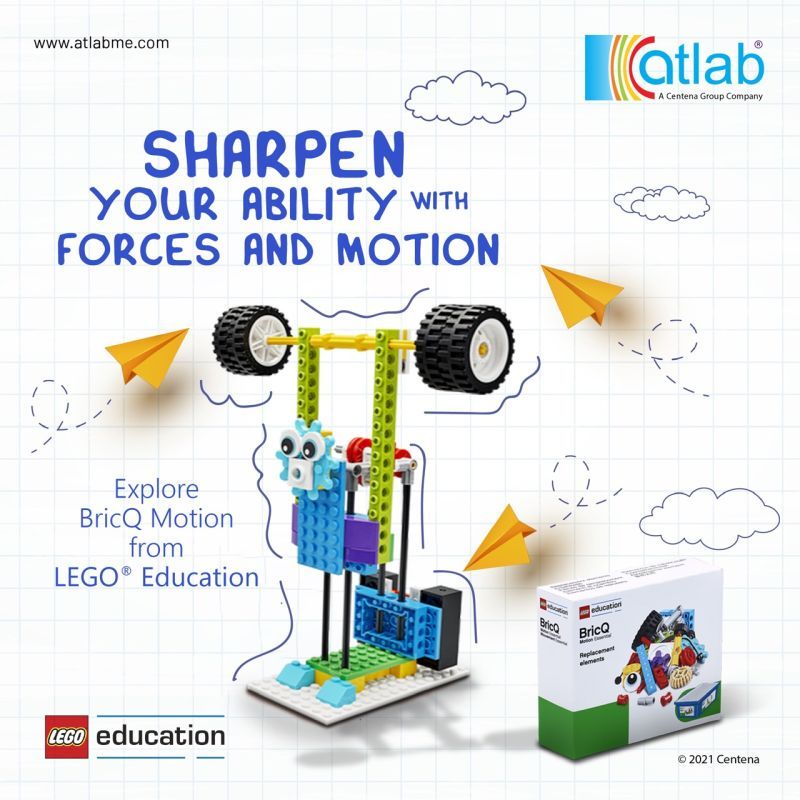 Instagram post: Forces-and-motion lesson visualized playfully