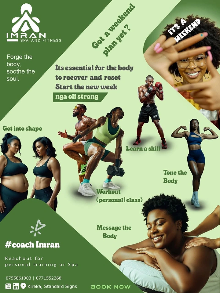 Weight Loss Clinics creative ad: Dynamic body-reset collage concept