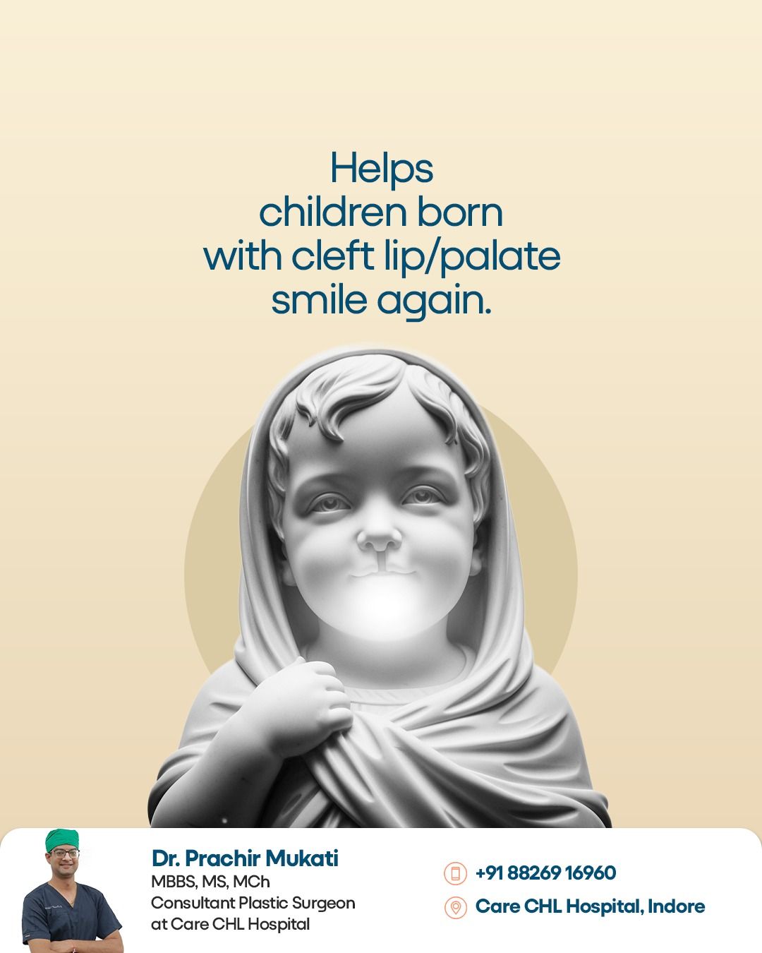 Instagram post: Classical statue reframes surgery beyond appearance, slide 2