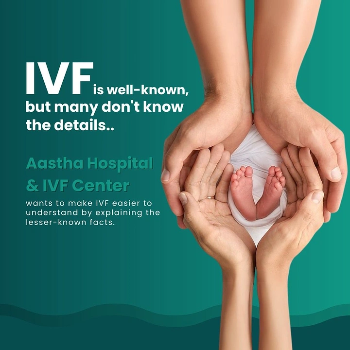 IVF & Fertility Clinics creative ad: Cupped hands cradling baby feet, clean