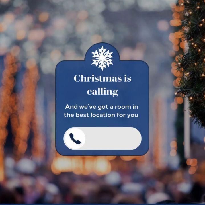 Instagram post: Christmas personified through a calling screen