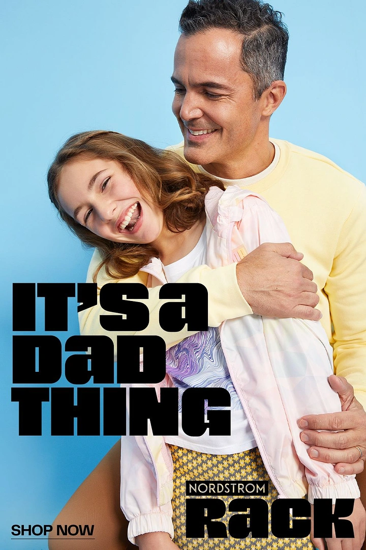 Father's Day creative ad: Bold 'It's a Dad Thing' retail typography