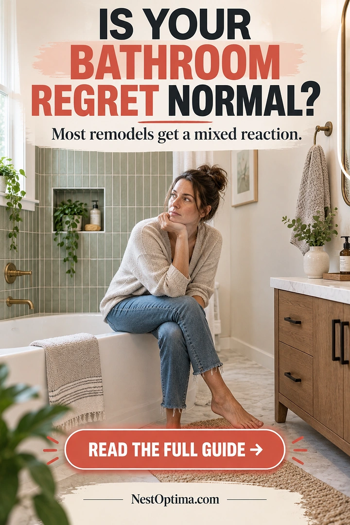 Home Renovation & Remodeling creative ad: Regret question creates relatable tension