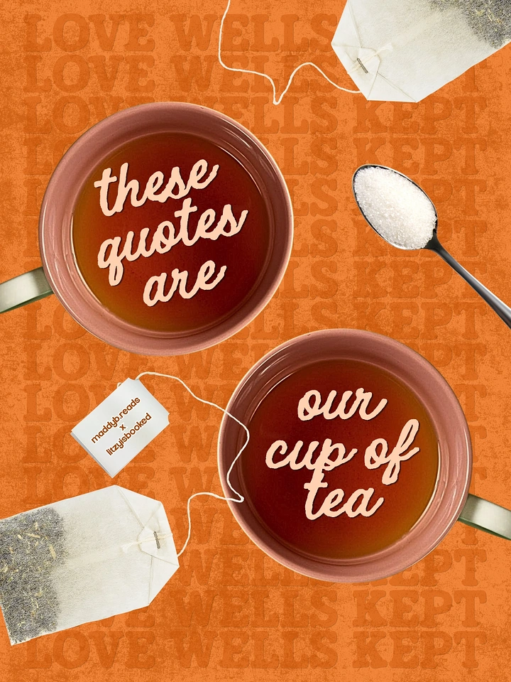 Tea & Chai Brands creative ad: Tea cups spell 'our cup of tea' pun