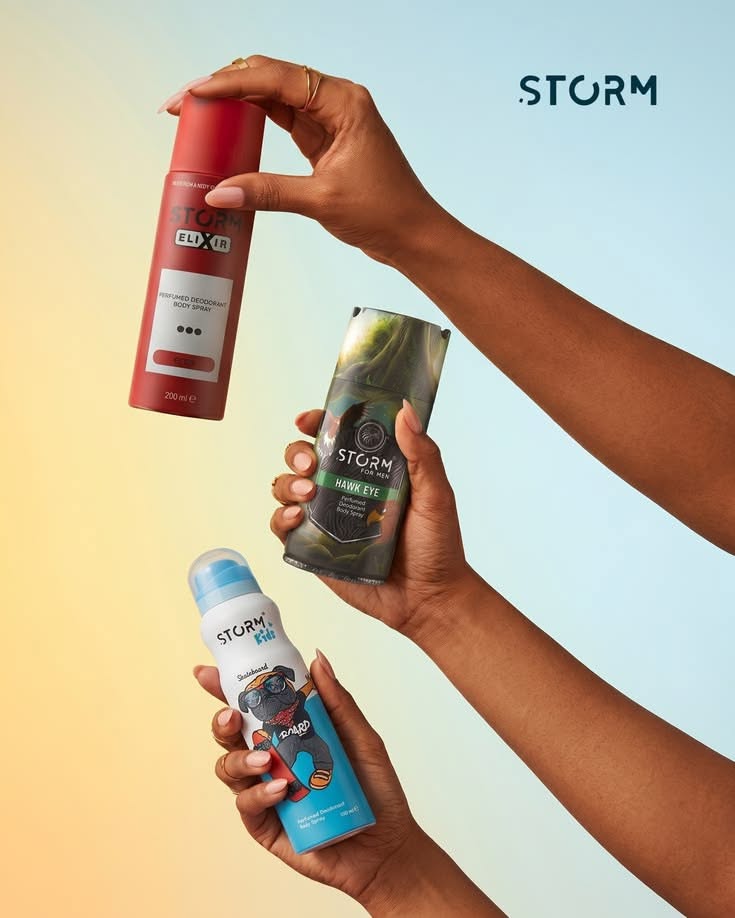 Instagram post: Unexpected multi-arm product composition