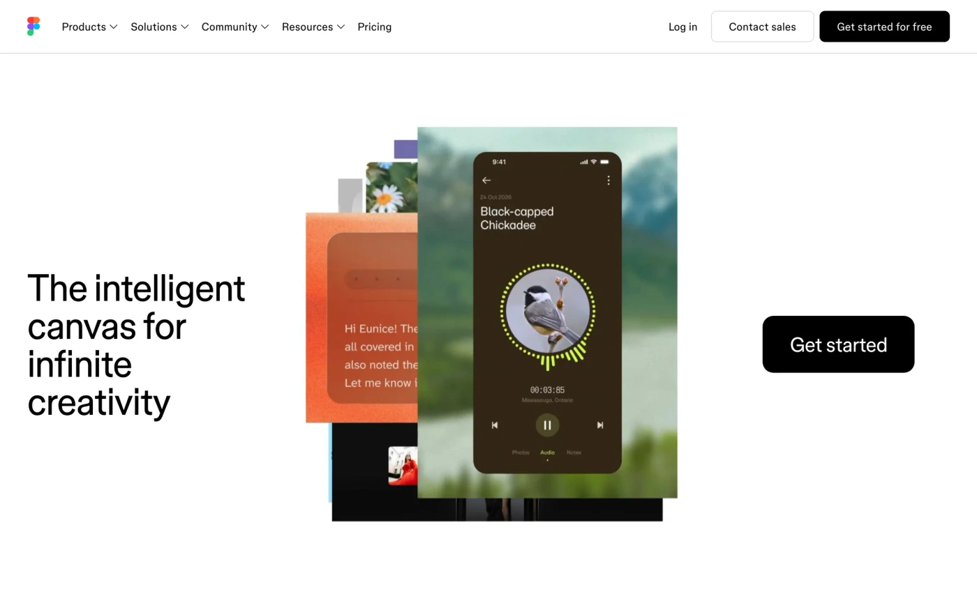 Figma homepage