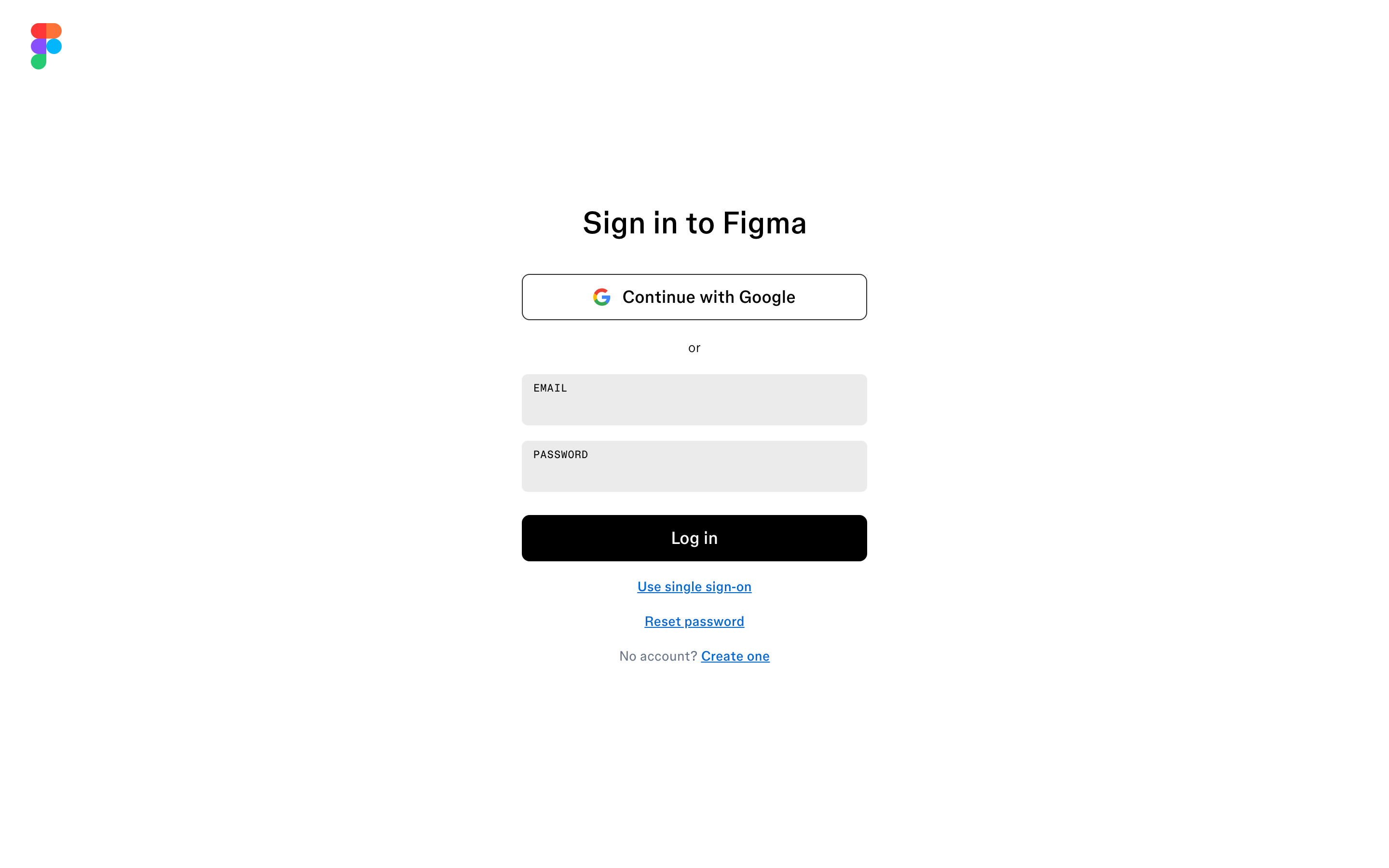 Figma login page