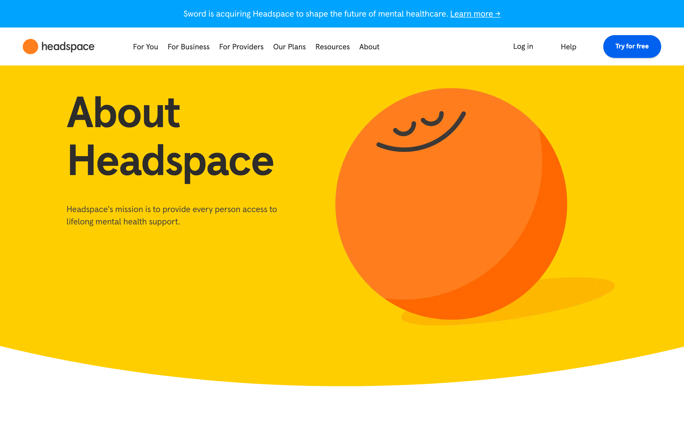 Headspace about page