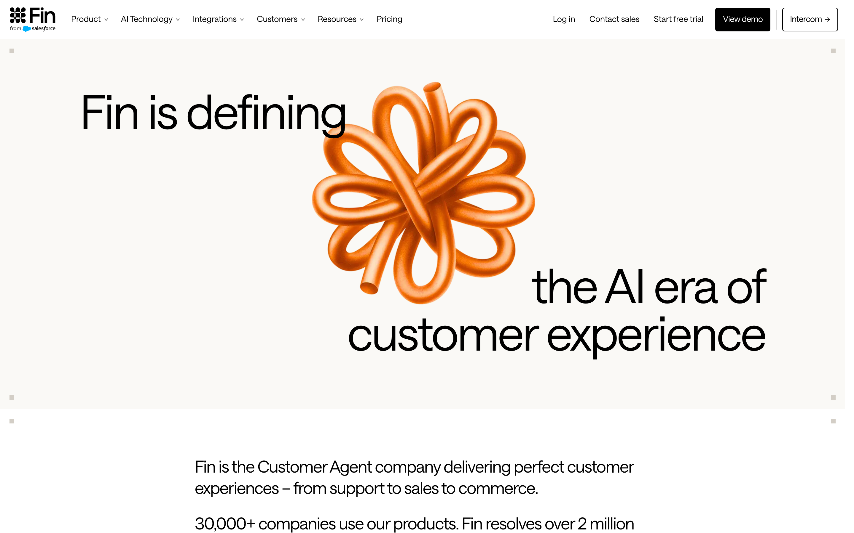 Intercom about page