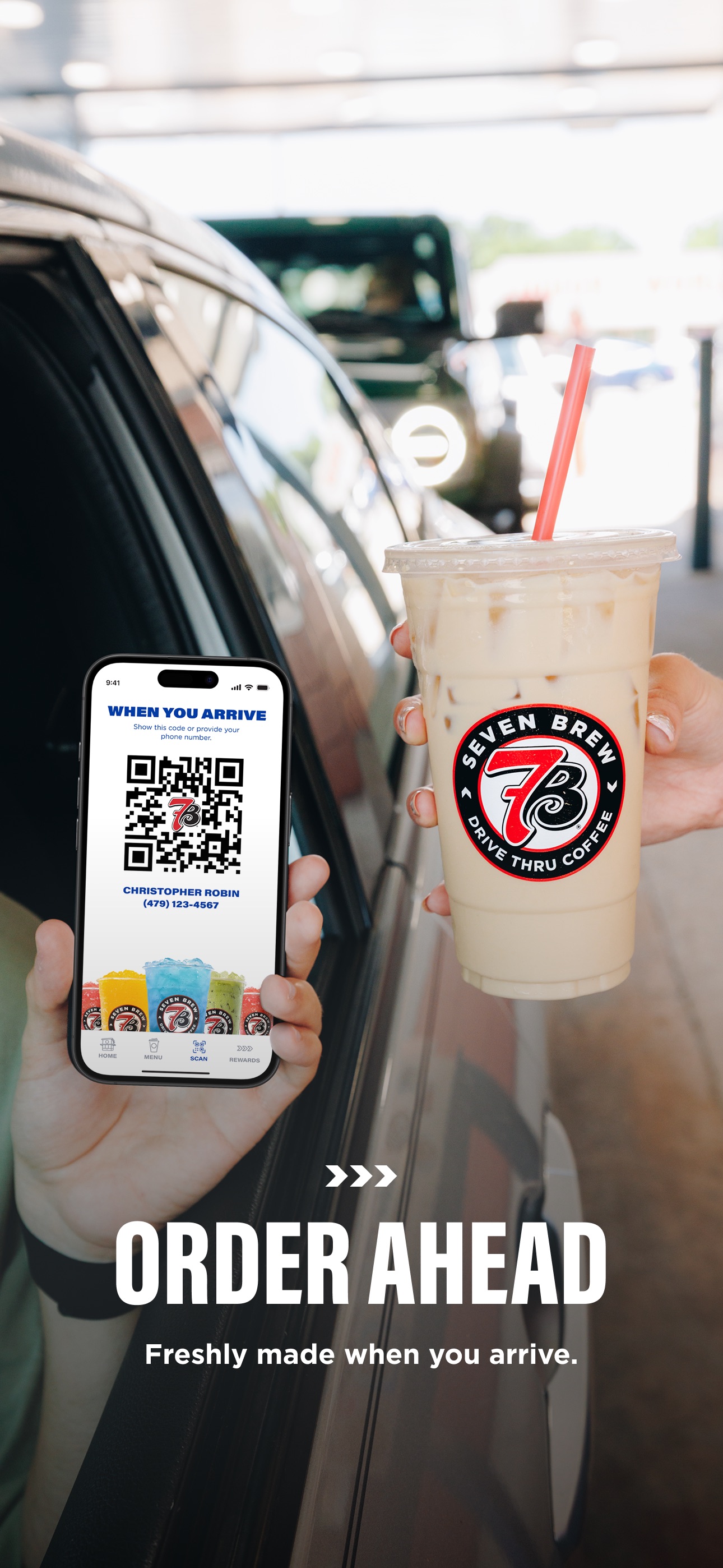 7 Brew Coffee iOS app screen 1